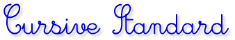 Cursive Standard